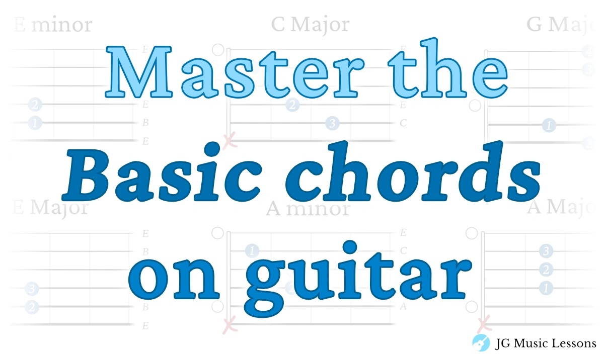 Basic chords on guitar - banner image 1