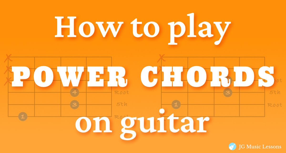 Power Chords on Guitar banner