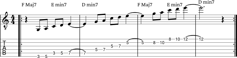 Pentatonic scales post example 4