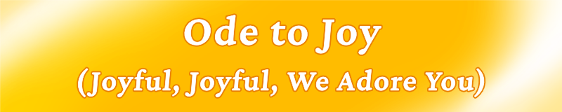 Ode to Joy guitar tabs banner