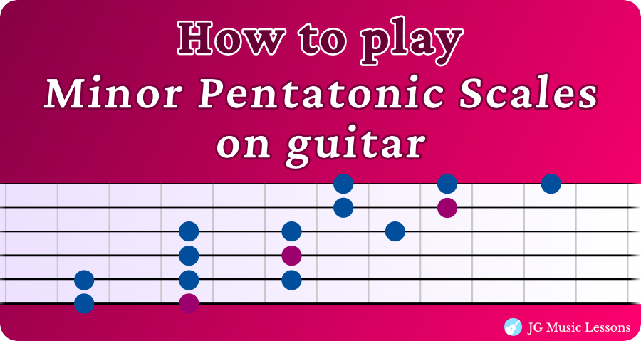 Minor Pentatonic Scales Guitar Lesson Cover