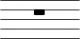 Whole note rest symbol example