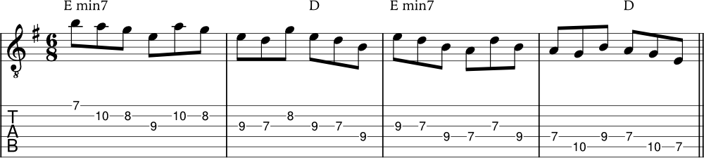 scale pattern example 2