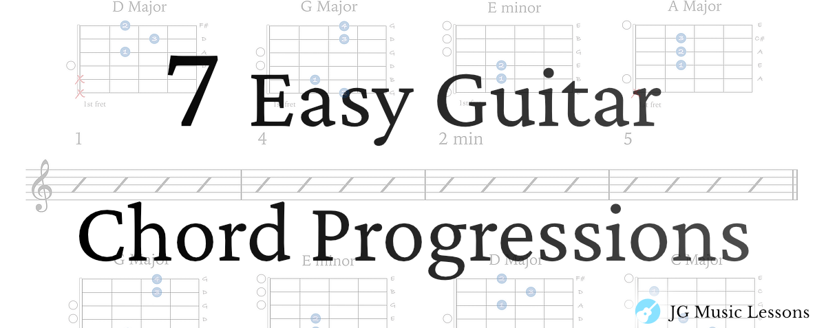 7 Easy Guitar Chord Progressions banner