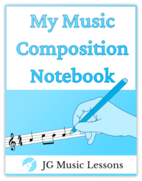 My Music Composition Notebook - Blank sheet music, charts, and guides