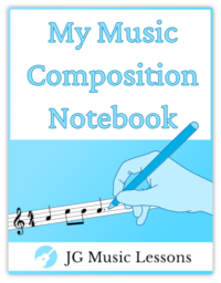 My Music Composition Notebook - Blank sheet music, charts, and guides