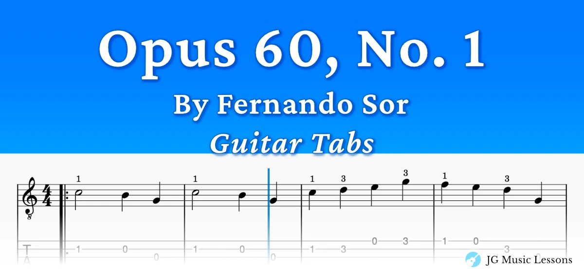 Sor Opus 60 No. 1 post banner