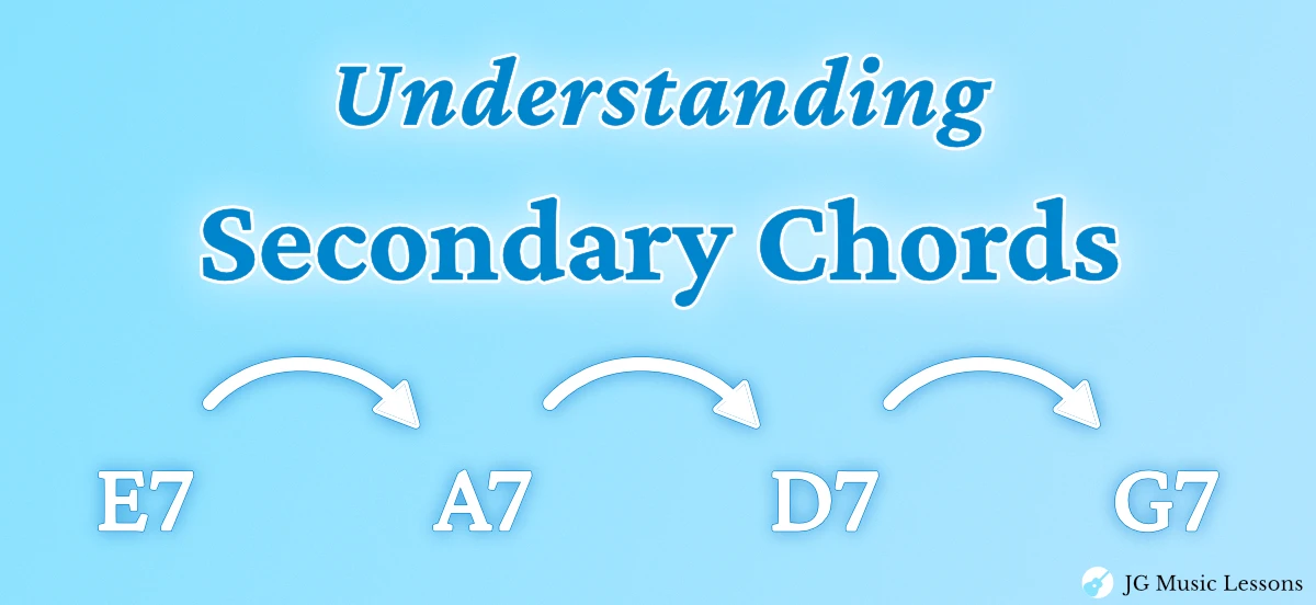Secondary Chords lesson banner