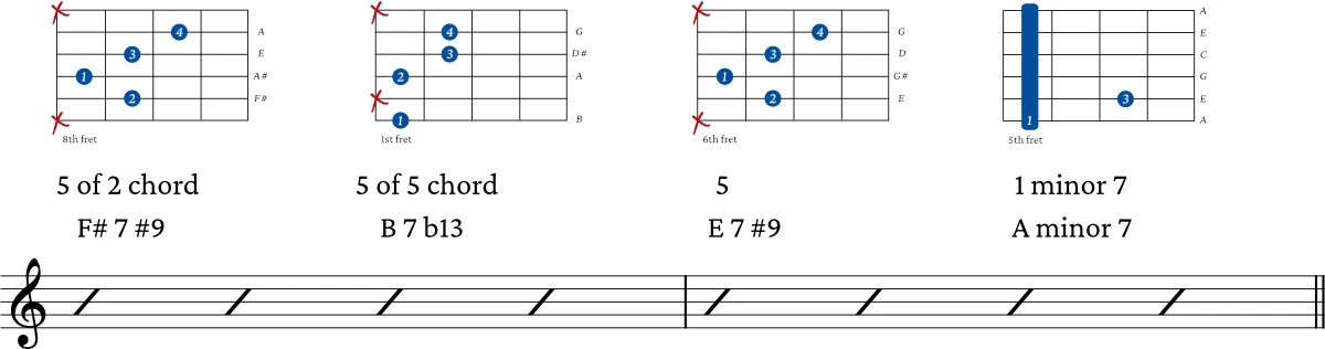 Secondary chords application 5