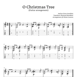 O Christmas Tree - arrangement preview