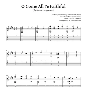 O Come All Ye Faithful - arrangement preview