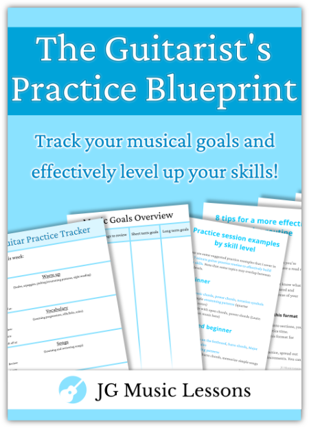 The Guitarist Practice Blueprint ebook cover