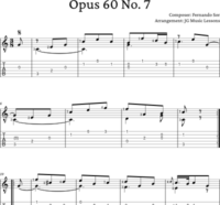 Sor - Opus 60 No. 7 - PDFs