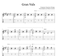 Gran Vals by Tárrega - PDFs