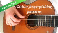 Master Guitar Fingerpicking Patterns - Lesson PDF