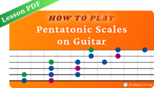 Pentatonic Scales Lesson PDF cover