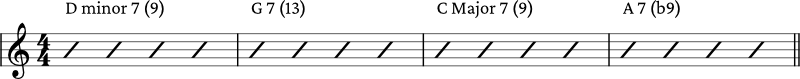 chord progression for chord tones examples