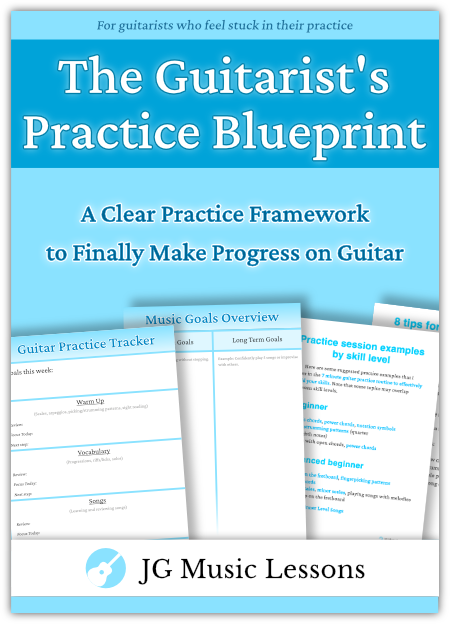 The Guitarist Practice Blueprint ebook cover