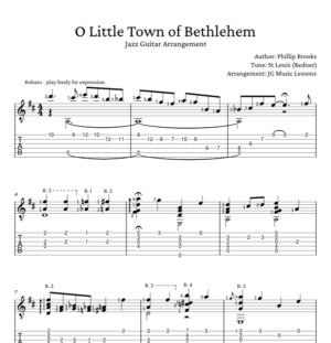 O Little Town of Bethlehem - Jazz Arrangement preview