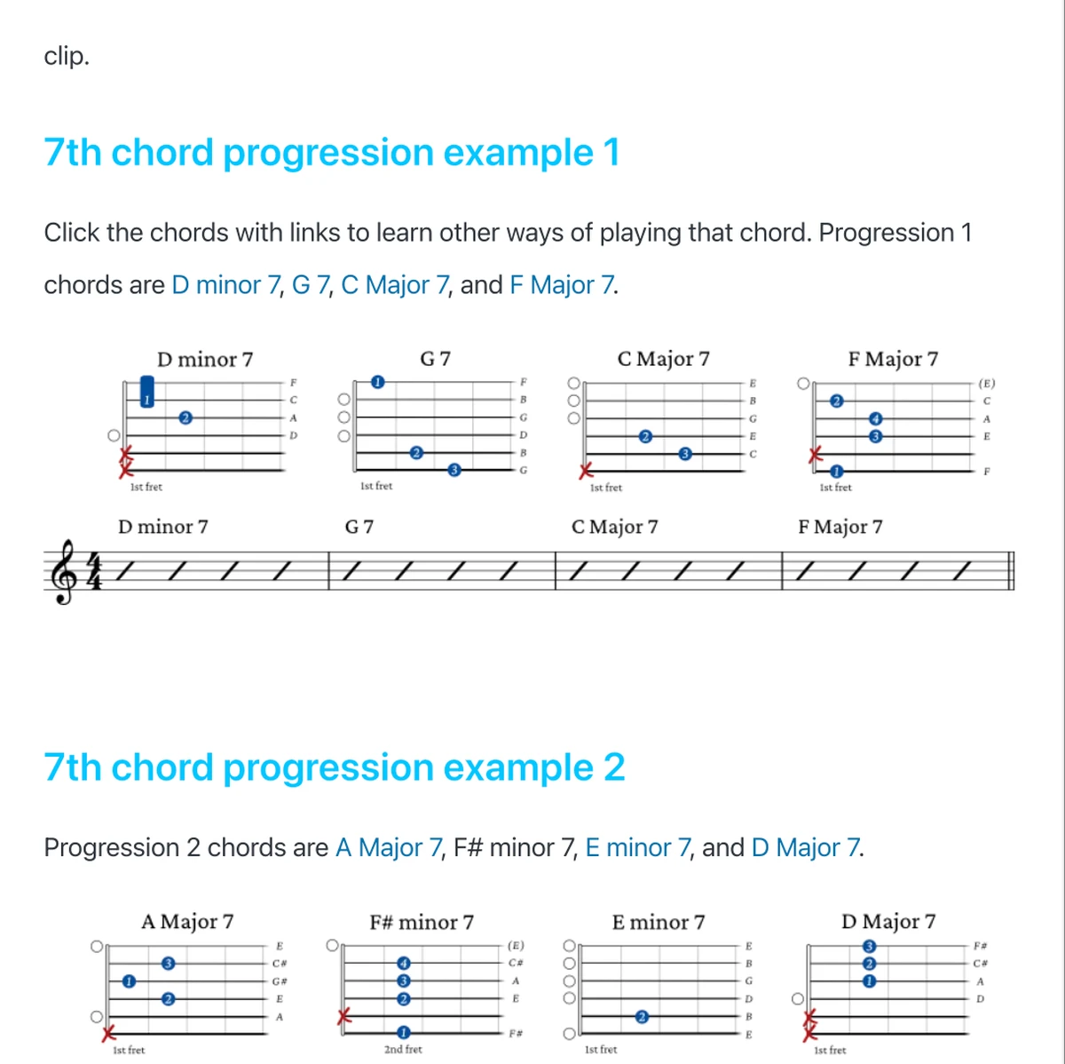 Essential 7th chords preview 5
