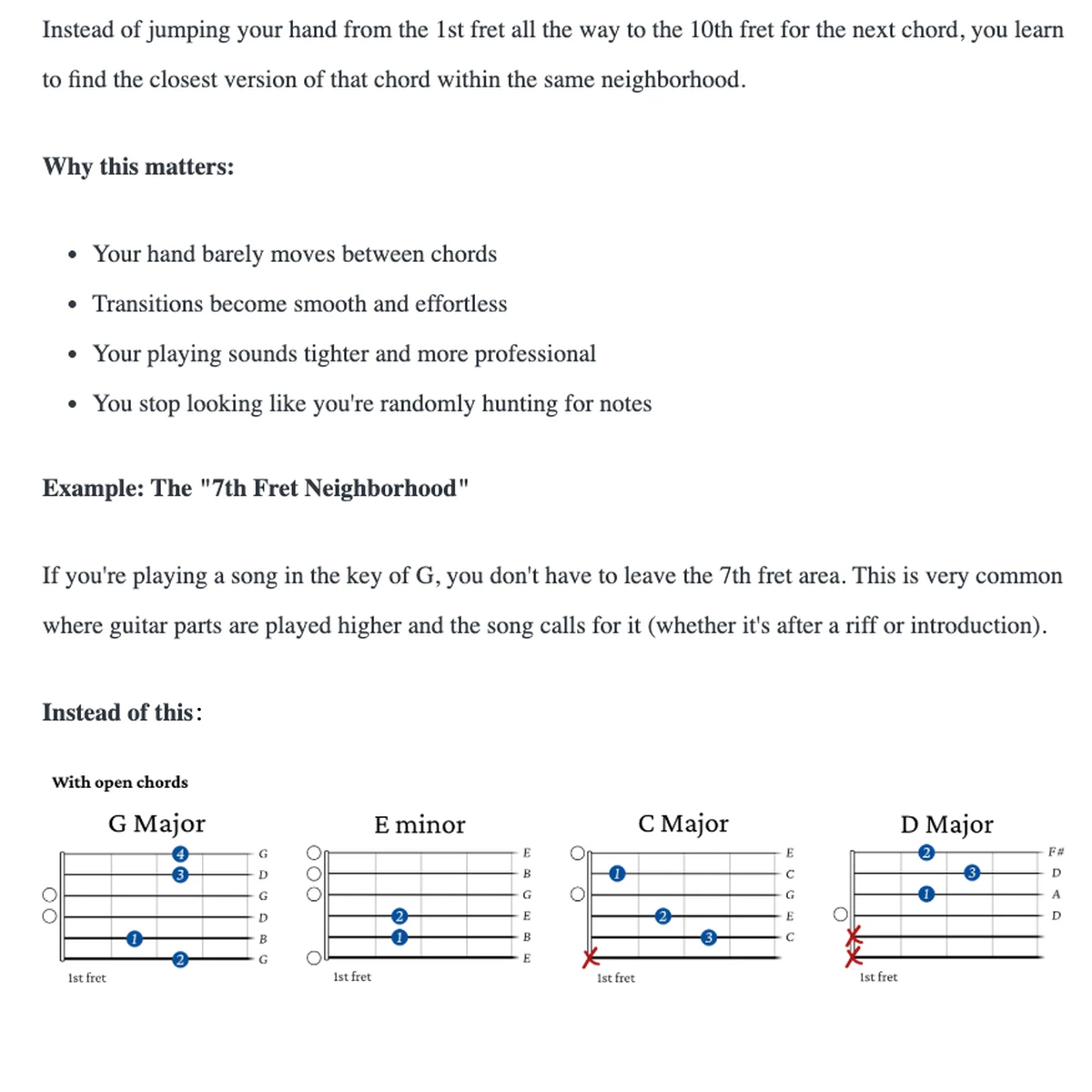 Navigate the fretboard - preview 3