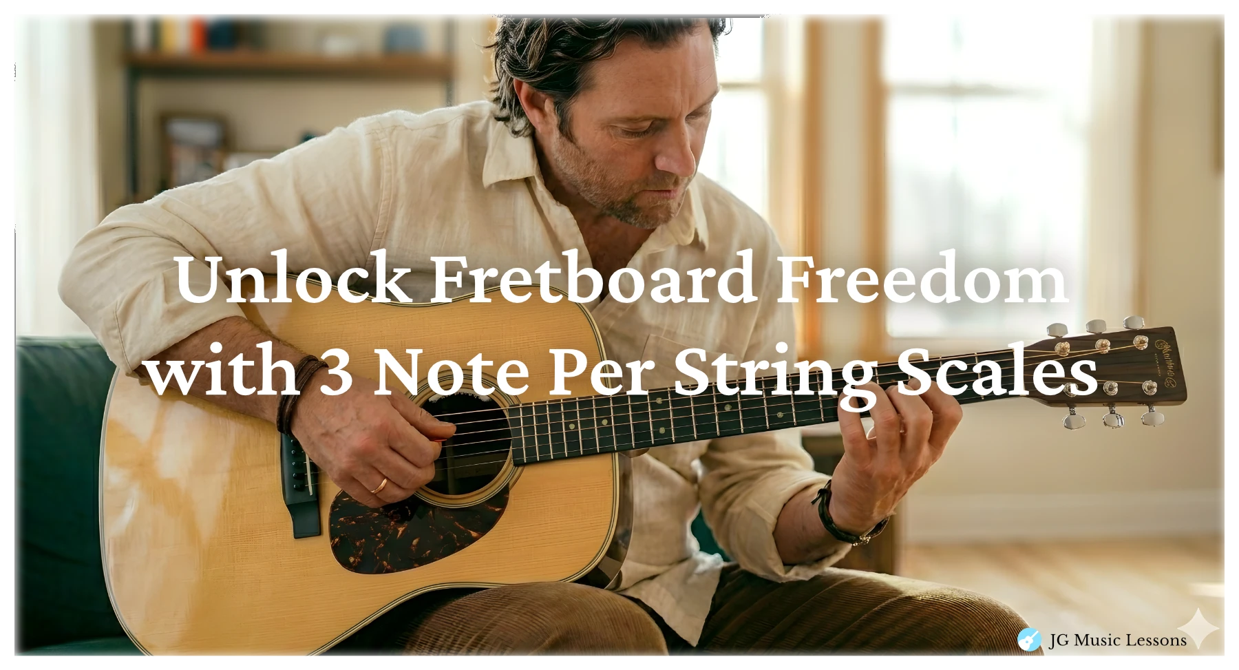 How to Unlock Fretboard Freedom with 3 Note Per String Scales