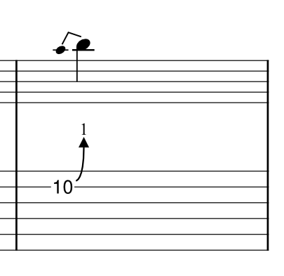 grace note bend