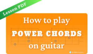 Power Chords on Guitar banner