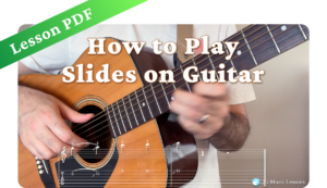 Slides on Guitar Lesson PDF Banner