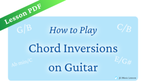 Chord Inversions Guitar Banner preview