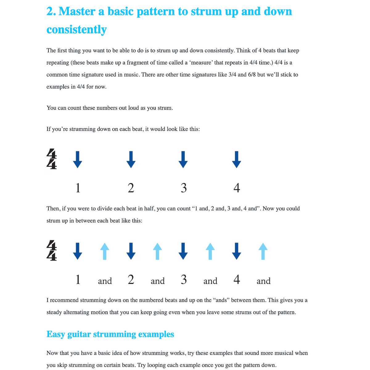 Strumming on Guitar PDF preview 2