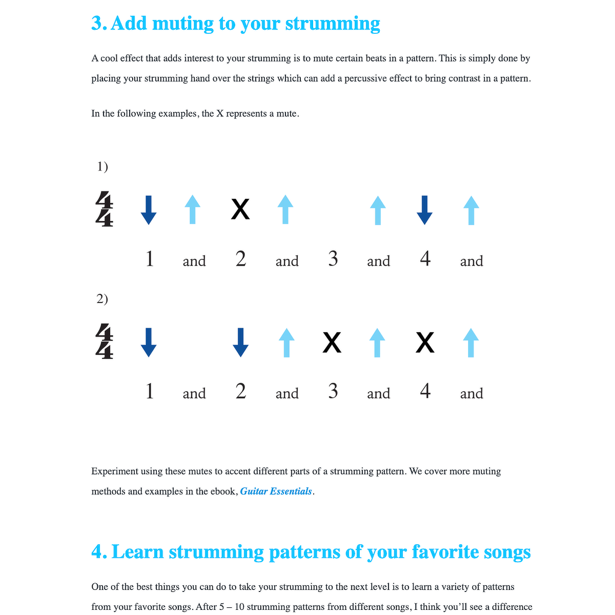 Strumming on Guitar PDF preview 3