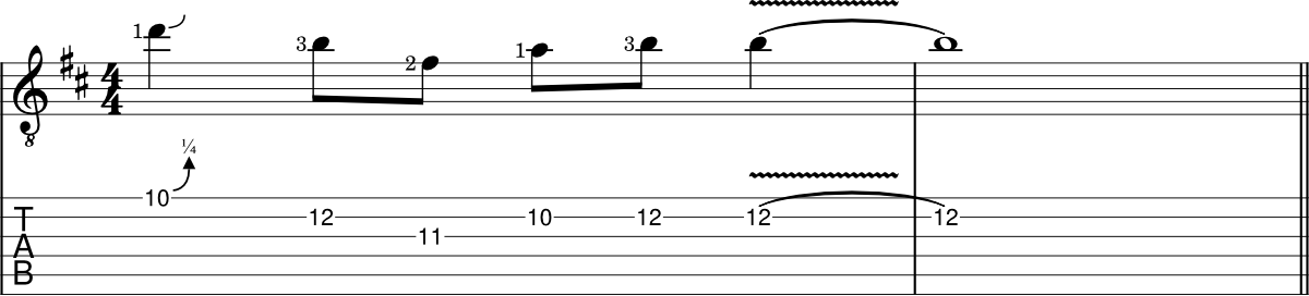 Vibrato phrase 1