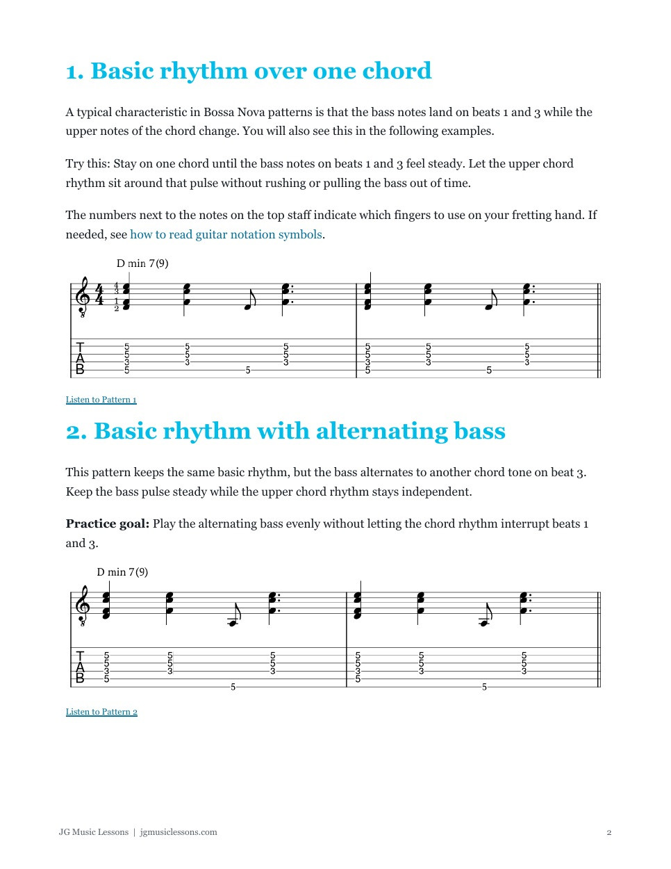 Bossa nova preview 2