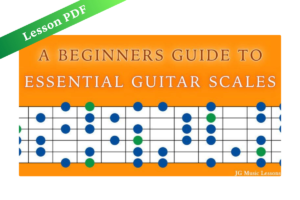 Essential Guitar Scales – Lesson PDF cover