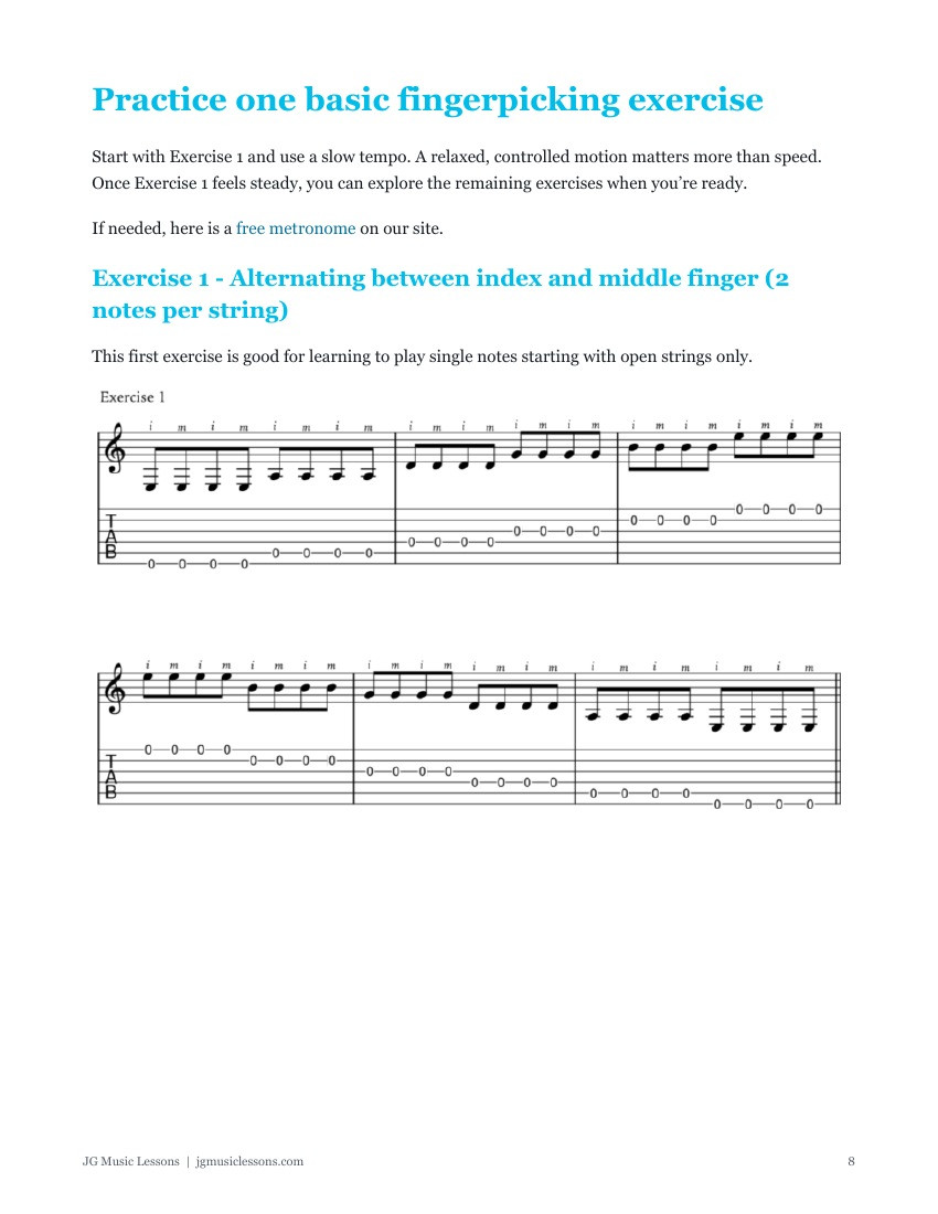 Fingerpicking preview 8