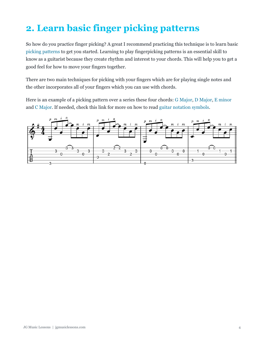 Fingerpicking tips preview 4