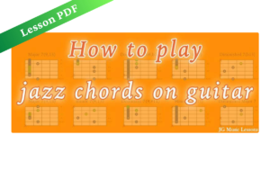 Jazz guitar chords cover