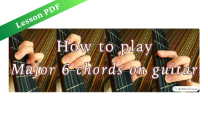 Major 6 chords cover