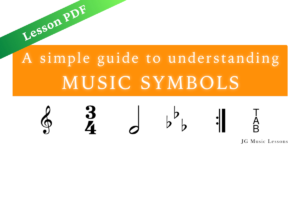 Understanding Music Symbols - Lesson PDF