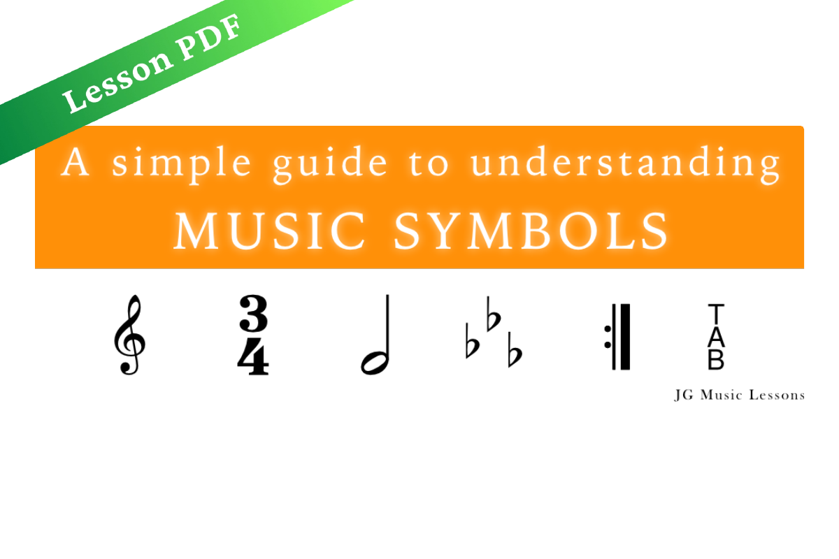 Understanding Music Symbols - Lesson PDF