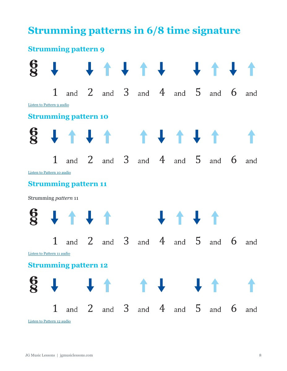 Strumming patterns preview 8