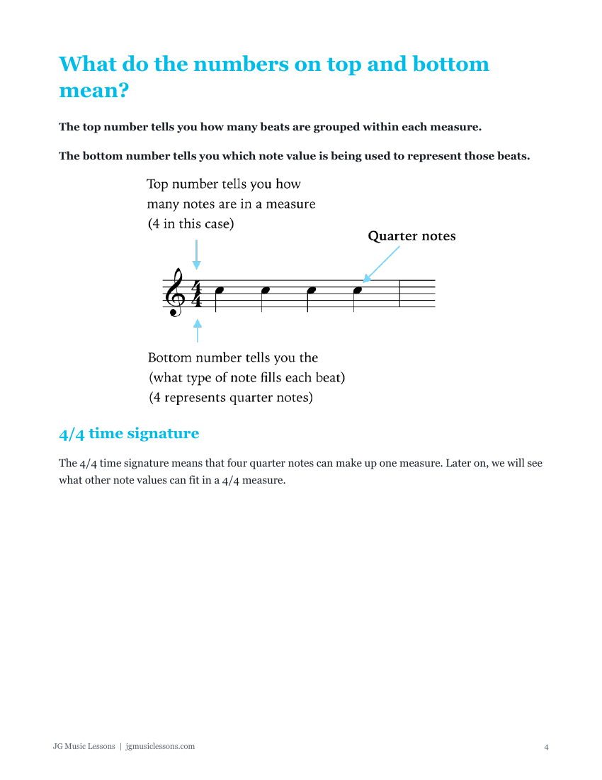 Time signatures preview 4