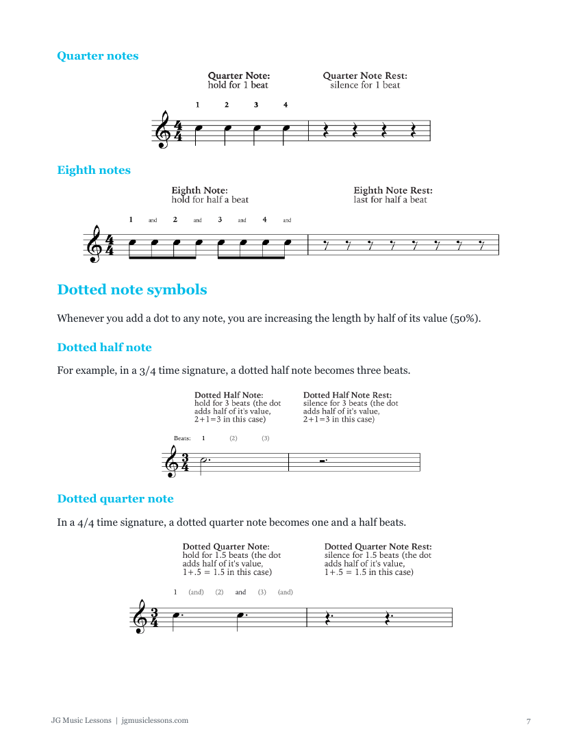 Time signatures preview 7
